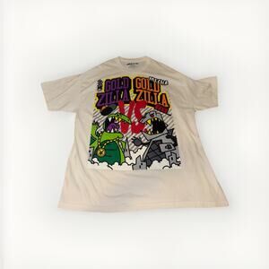 Gold Coin Clothing Co Gold Zilla vs Mecha Zilla Tee Shirt 2XL Limited 500